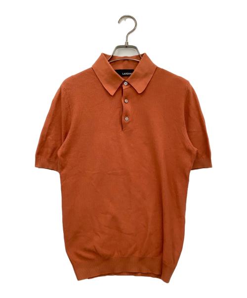 LARDINI（ラルディーニ）LARDINI (ラルディーニ) ポロシャツ オレンジ サイズ:44の古着・服飾アイテム
