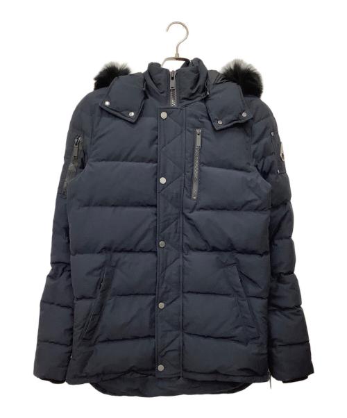 MOOSE KNUCKLES（ムース ナックルズ）MOOSE KNUCKLES (ムース ナックルズ) ファー付きダウンコート ネイビー サイズ:Sの古着・服飾アイテム