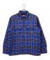 SUPREME（シュプリーム）の古着「Quilted Plaid flannel shirt」｜ブルー