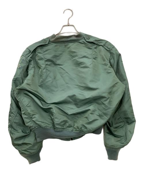 ALPHA（アルファ）ALPHA (アルファ) フライトジャケット カーキ サイズ:XLの古着・服飾アイテム