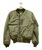 HOUSTONヒューストン）の古着「B-15Bジャケット」｜カーキ