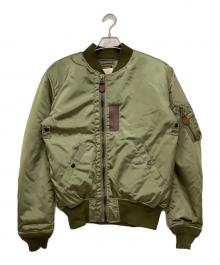HOUSTON（ヒューストン）の古着「B-15Bジャケット」｜カーキ