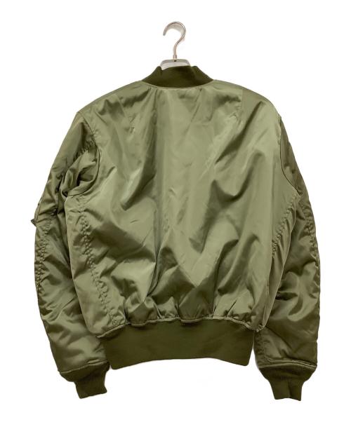 HOUSTON（ヒューストン）HOUSTON (ヒューストン) B-15Bジャケット カーキ サイズ:42の古着・服飾アイテム