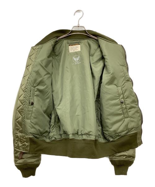 HOUSTON（ヒューストン）HOUSTON (ヒューストン) B-15Bジャケット カーキ サイズ:42の古着・服飾アイテム