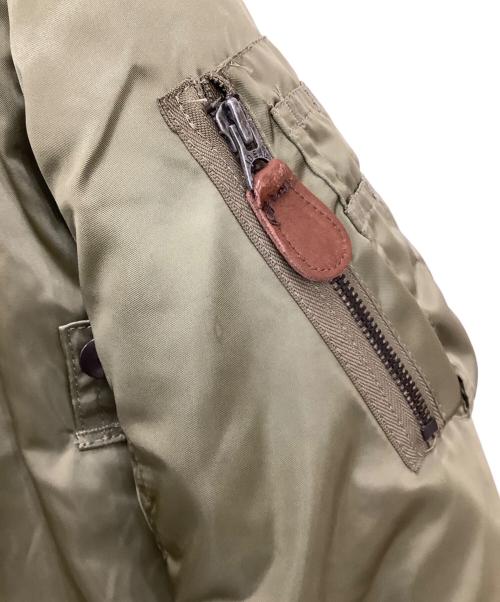 HOUSTON（ヒューストン）HOUSTON (ヒューストン) B-15Bジャケット カーキ サイズ:42の古着・服飾アイテム