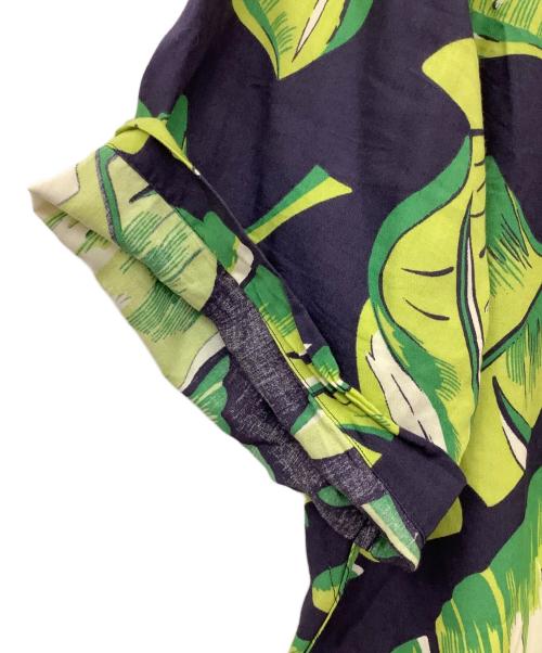 POLO RALPH LAUREN（ポロ・ラルフローレン）POLO RALPH LAUREN (ポロ・ラルフローレン) 半袖シャツ ネイビー×イエロー サイズ:Mの古着・服飾アイテム