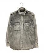 DIESELディーゼル）の古着「長袖シャツ」｜グレー