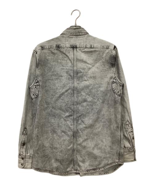 DIESEL（ディーゼル）DIESEL (ディーゼル) 長袖シャツ グレー サイズ:Sの古着・服飾アイテム