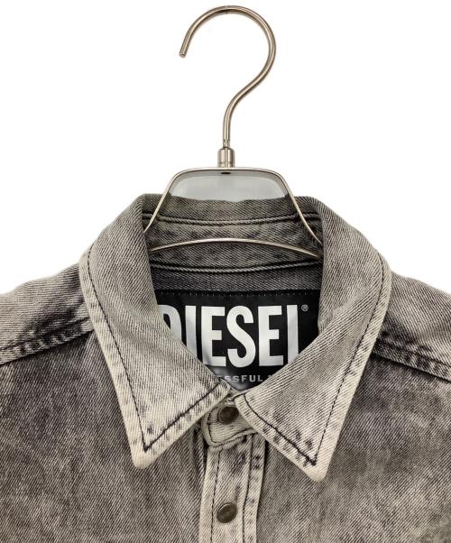 DIESEL（ディーゼル）DIESEL (ディーゼル) 長袖シャツ グレー サイズ:Sの古着・服飾アイテム