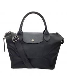 LONGCHAMP（ロンシャン）の古着「トートバッグ」｜ブラック