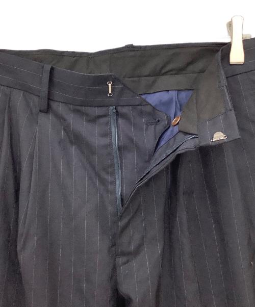 Folli Follie（フォリフォリ）Folli Follie (フォリフォリ) summer wool wardrobe slacks ネイビー サイズ:2の古着・服飾アイテム