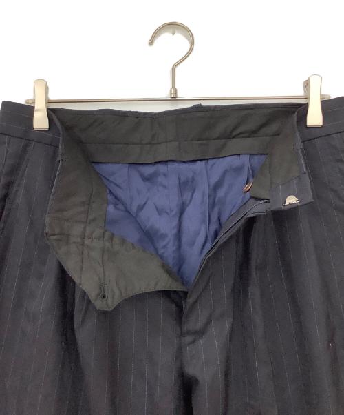 Folli Follie（フォリフォリ）Folli Follie (フォリフォリ) summer wool wardrobe slacks ネイビー サイズ:2の古着・服飾アイテム