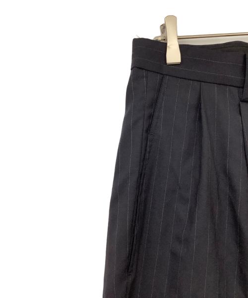 Folli Follie（フォリフォリ）Folli Follie (フォリフォリ) summer wool wardrobe slacks ネイビー サイズ:2の古着・服飾アイテム