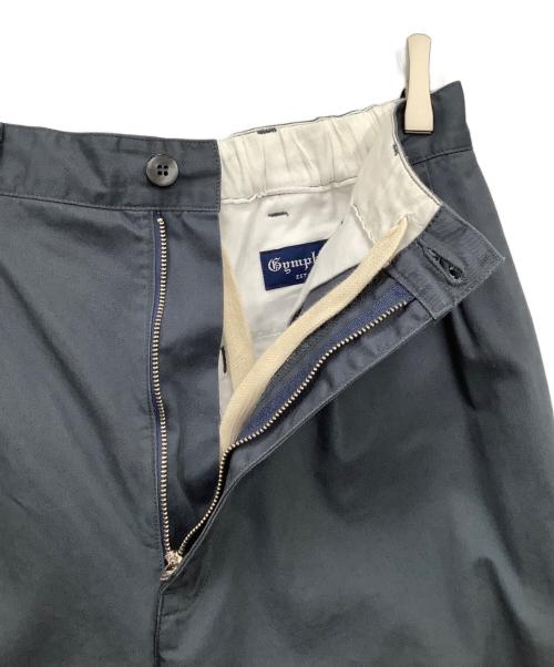 Gymphlex（ジムフレックス）Gymphlex (ジムフレックス) コットンチノ 2タック イージーパンツ グレー サイズ:Mの古着・服飾アイテム