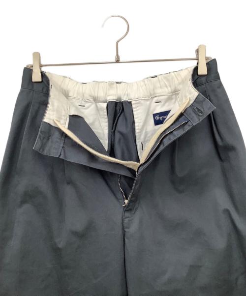 Gymphlex（ジムフレックス）Gymphlex (ジムフレックス) コットンチノ 2タック イージーパンツ グレー サイズ:Mの古着・服飾アイテム