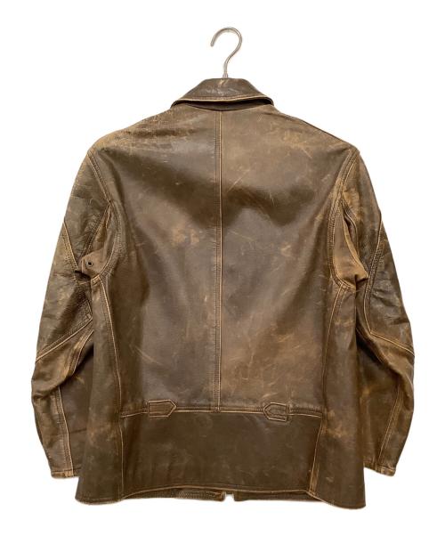 AVIREX（アヴィレックス）AVIREX (アヴィレックス) レザージャケット ブラウン サイズ:36の古着・服飾アイテム