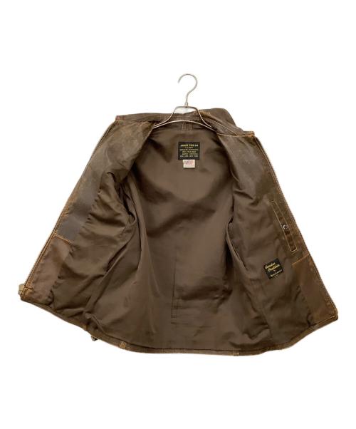 AVIREX（アヴィレックス）AVIREX (アヴィレックス) レザージャケット ブラウン サイズ:36の古着・服飾アイテム