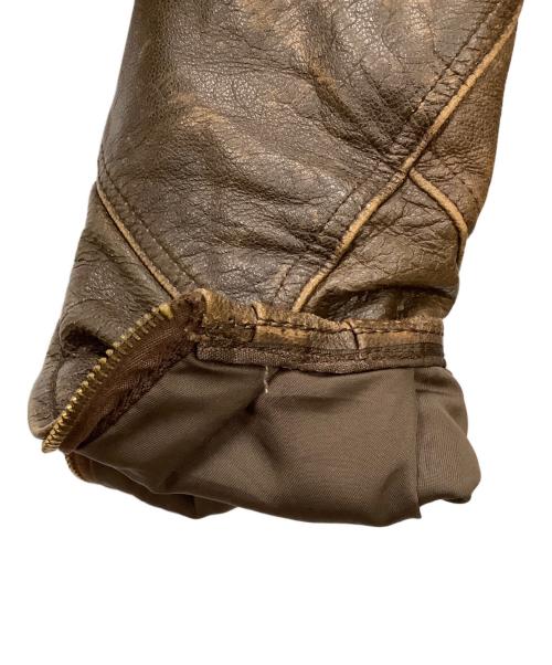 AVIREX（アヴィレックス）AVIREX (アヴィレックス) レザージャケット ブラウン サイズ:36の古着・服飾アイテム