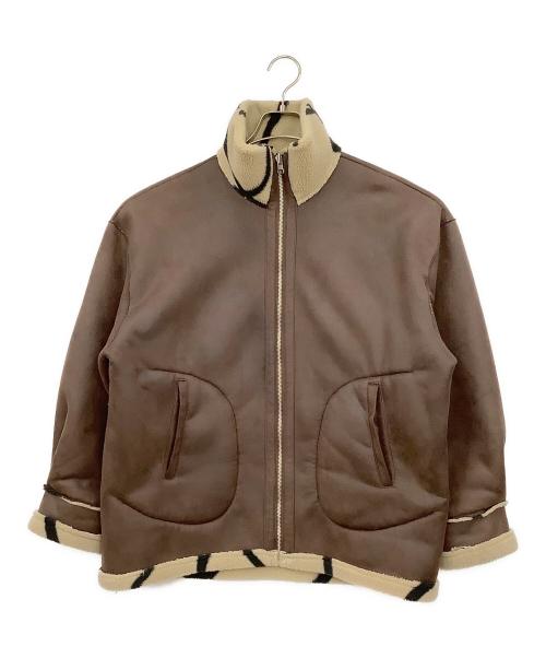 Ameri（アメリ）Ameri (アメリ) リバーシブルジャケット ベージュ サイズ:FREEの古着・服飾アイテム