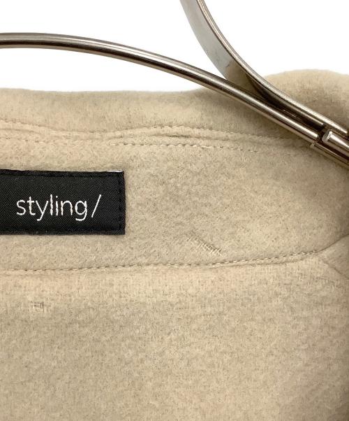 styling/（スタイリング）styling/ (スタイリング) チェスターコート ベージュ サイズ:1の古着・服飾アイテム