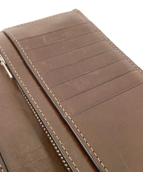 COACH（コーチ）COACH (コーチ) ウォーターバッファローブレスト ポケット ウォレット ブラウンの古着・服飾アイテム