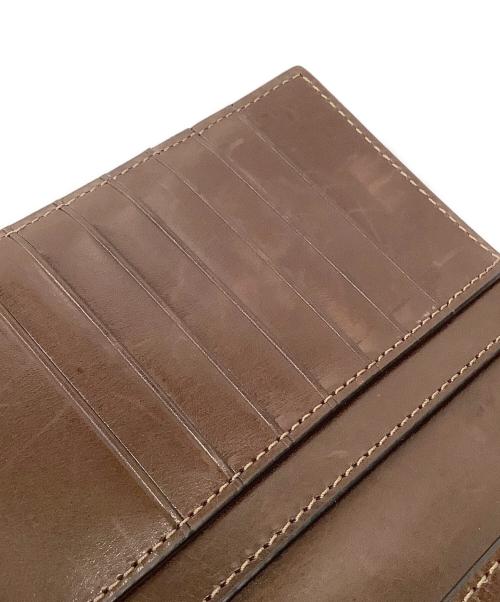 COACH（コーチ）COACH (コーチ) ウォーターバッファローブレスト ポケット ウォレット ブラウンの古着・服飾アイテム