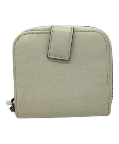 Salvatore Ferragamo（サルヴァトーレ フェラガモ）Salvatore Ferragamo (サルヴァトーレ フェラガモ) ラウンドファスナー財布 ベージュの古着・服飾アイテム