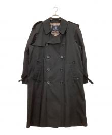 Aquascutum（アクアスキュータム）の古着「トレンチコート」｜ブラック