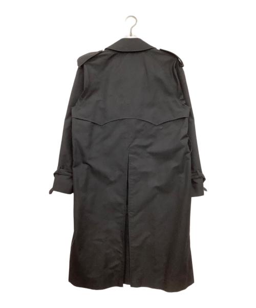 Aquascutum（アクアスキュータム）Aquascutum (アクアスキュータム) トレンチコート ブラック サイズ:Sの古着・服飾アイテム