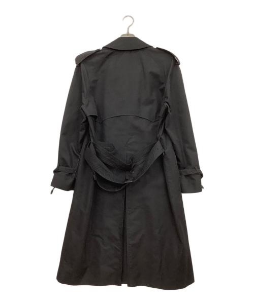 Aquascutum（アクアスキュータム）Aquascutum (アクアスキュータム) トレンチコート ブラック サイズ:Sの古着・服飾アイテム