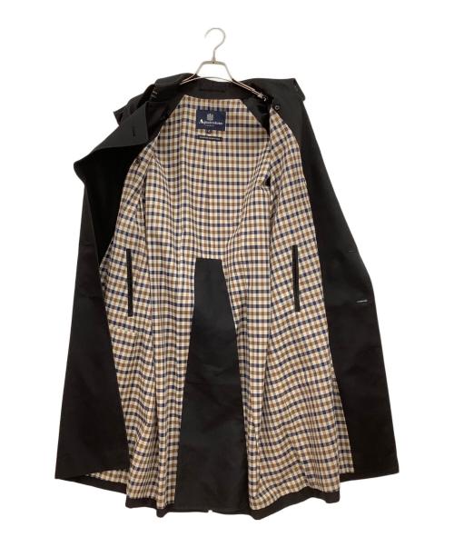 Aquascutum（アクアスキュータム）Aquascutum (アクアスキュータム) トレンチコート ブラック サイズ:Sの古着・服飾アイテム