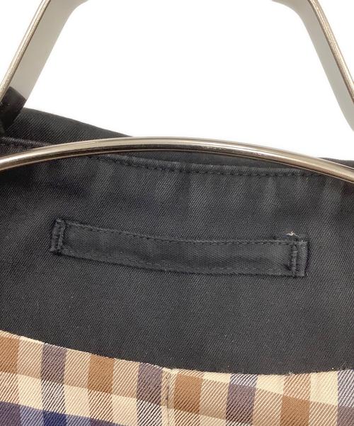 Aquascutum（アクアスキュータム）Aquascutum (アクアスキュータム) トレンチコート ブラック サイズ:Sの古着・服飾アイテム