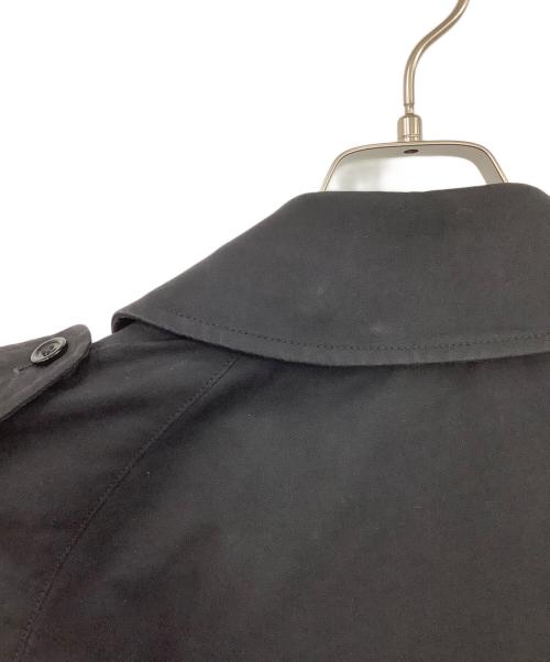 Aquascutum（アクアスキュータム）Aquascutum (アクアスキュータム) トレンチコート ブラック サイズ:Sの古着・服飾アイテム