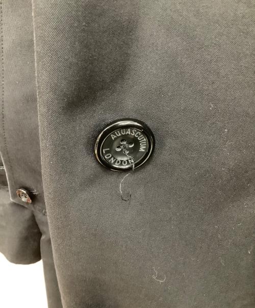 Aquascutum（アクアスキュータム）Aquascutum (アクアスキュータム) トレンチコート ブラック サイズ:Sの古着・服飾アイテム