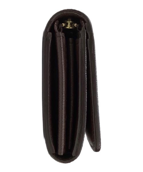 LOUIS VUITTON（ルイ ヴィトン）LOUIS VUITTON (ルイ ヴィトン) 2つ折り財布/ポルトフォイユ・トレゾール ブラウンの古着・服飾アイテム