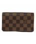 LOUIS VUITTON（ルイ ヴィトン）の古着「2つ折り財布/ポルトフォイユ・トレゾール」｜ブラウン