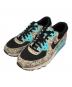 NIKE（ナイキ）の古着「ローカットスニーカー」｜ベージュ×ブルー