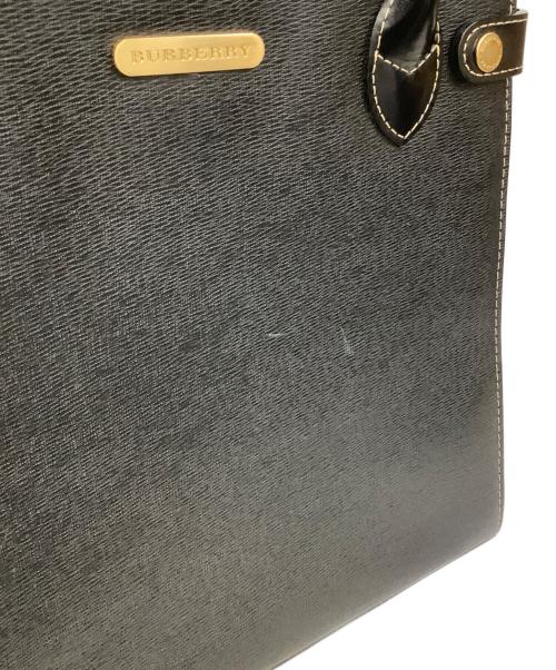 BURBERRY（バーバリー）BURBERRY (バーバリー) ハンドバッグ ブラックの古着・服飾アイテム