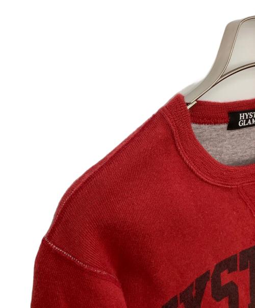Hysteric Glamour（ヒステリックグラマー）Hysteric Glamour (ヒステリックグラマー) スウェット レッド サイズ:Sの古着・服飾アイテム