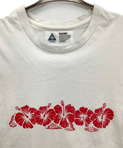 CHALLENGER（チャレンジャー）CHALLENGER (チャレンジャー) 半袖カットソー ホワイト サイズ:Lの古着・服飾アイテム