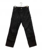 CarHarttカーハート）の古着「DOUBLE KNEE PANT」｜ブラック