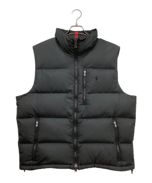 POLO RALPH LAUREN（ポロ・ラルフローレン）POLO RALPH LAUREN (ポロ・ラルフローレン) ダウンベスト ブラック サイズ:XLの古着・服飾アイテム
