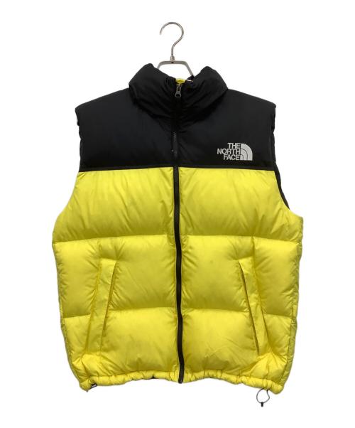 THE NORTH FACE（ザ ノース フェイス）THE NORTH FACE (ザ ノース フェイス) ダウンベスト イエロー×ブラック サイズ:Lの古着・服飾アイテム
