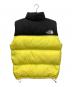 THE NORTH FACE (ザ ノース フェイス) ダウンベスト イエロー×ブラック サイズ:L：11000円