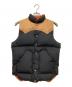 RockyMountainFeatherBed（ロッキーマウンテンフェザーベッド）の古着「ダウンベスト」｜オレンジ×ブラック