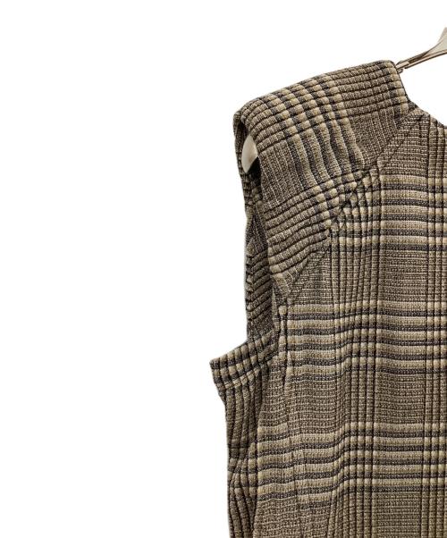 theory（セオリー）theory (セオリー) ノースリーブ・キャミソールワンピース ベージュの古着・服飾アイテム