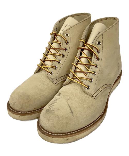 RED WING（レッドウィング）RED WING (レッドウィング) 6インチクラシックラウンド ベージュ サイズ:26.5の古着・服飾アイテム