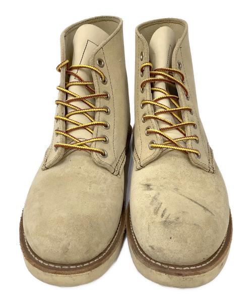 RED WING（レッドウィング）RED WING (レッドウィング) 6インチクラシックラウンド ベージュ サイズ:26.5の古着・服飾アイテム
