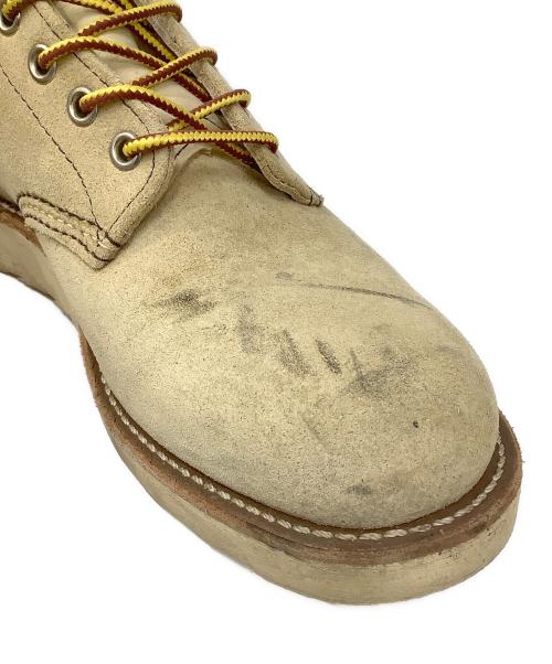 RED WING（レッドウィング）RED WING (レッドウィング) 6インチクラシックラウンド ベージュ サイズ:26.5の古着・服飾アイテム