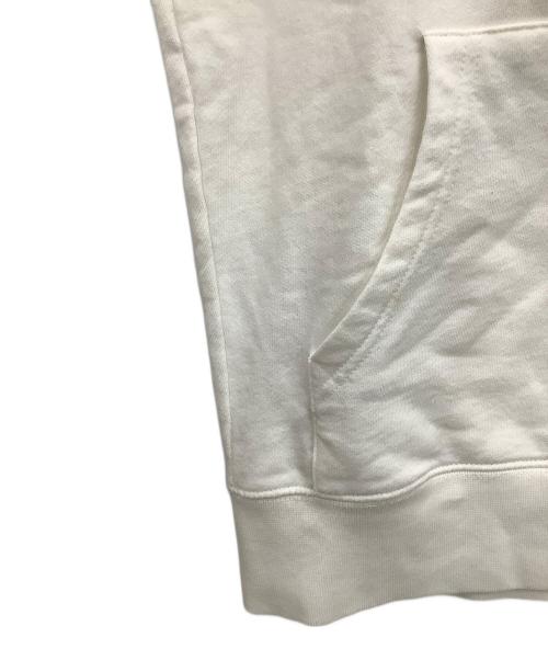 maison kitsune（メゾンキツネ）MAISON KITSUNE (メゾンキツネ) プルオーバーパーカー ホワイト サイズ:Sの古着・服飾アイテム